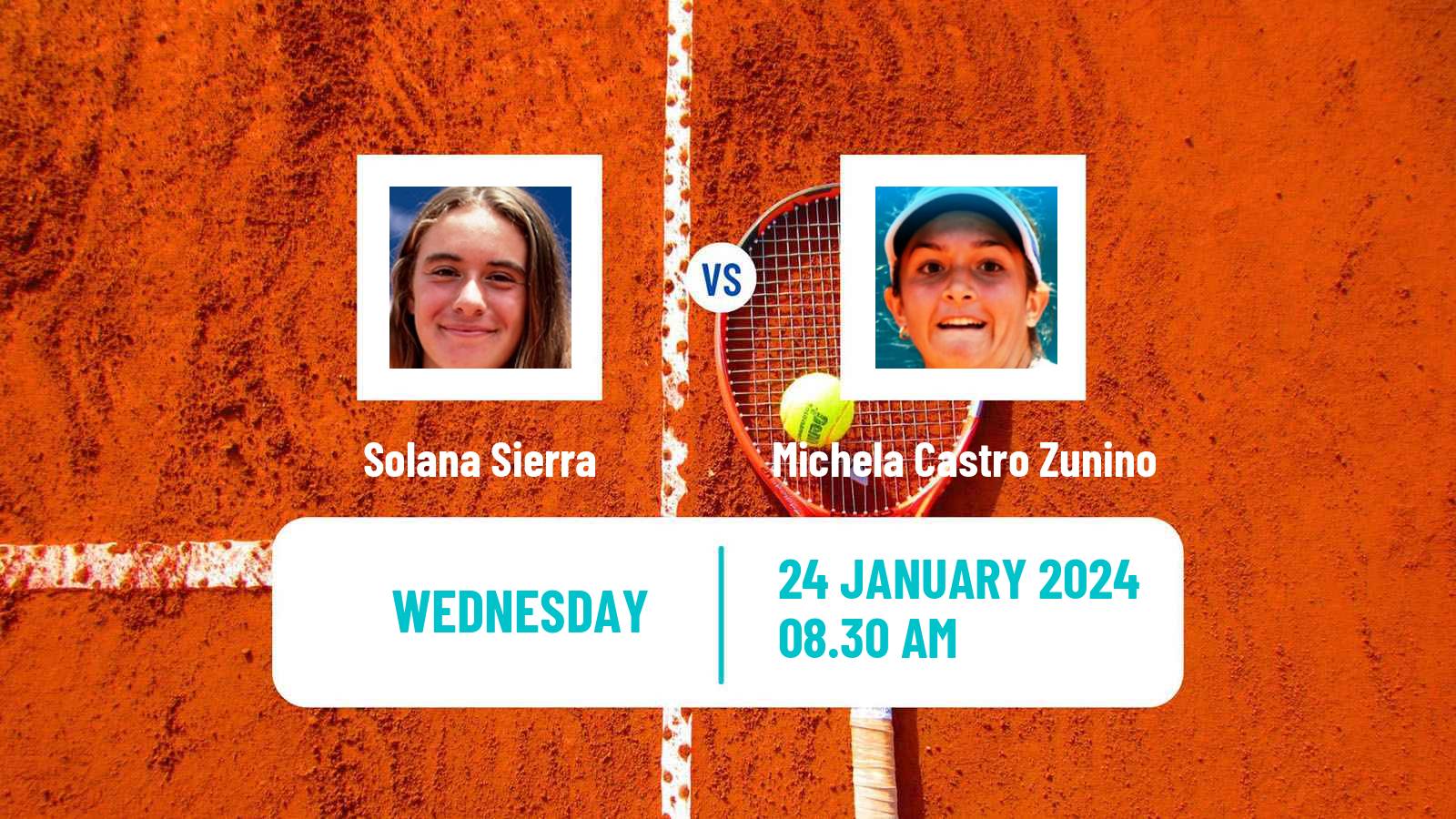 Tennis ITF W35 Buenos Aires 2 Women Solana Sierra - Michela Castro Zunino