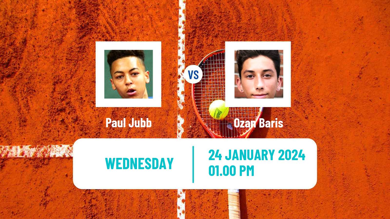 Tennis Indian Wells 2 Challenger Men Paul Jubb - Ozan Baris