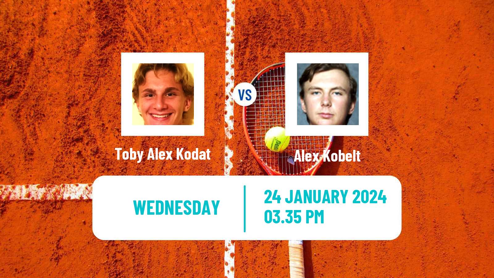 Tennis ITF M25 Wesley Chapel Fl Men Toby Alex Kodat - Alex Kobelt