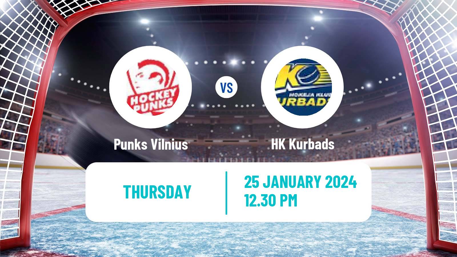 Hockey Latvian Hokeja Liga Punks Vilnius - Kurbads