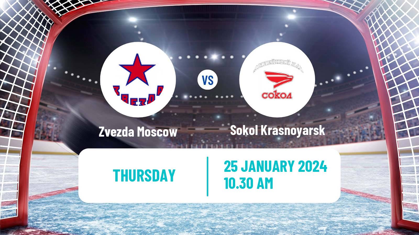 Hockey VHL Zvezda Moscow - Sokol Krasnoyarsk