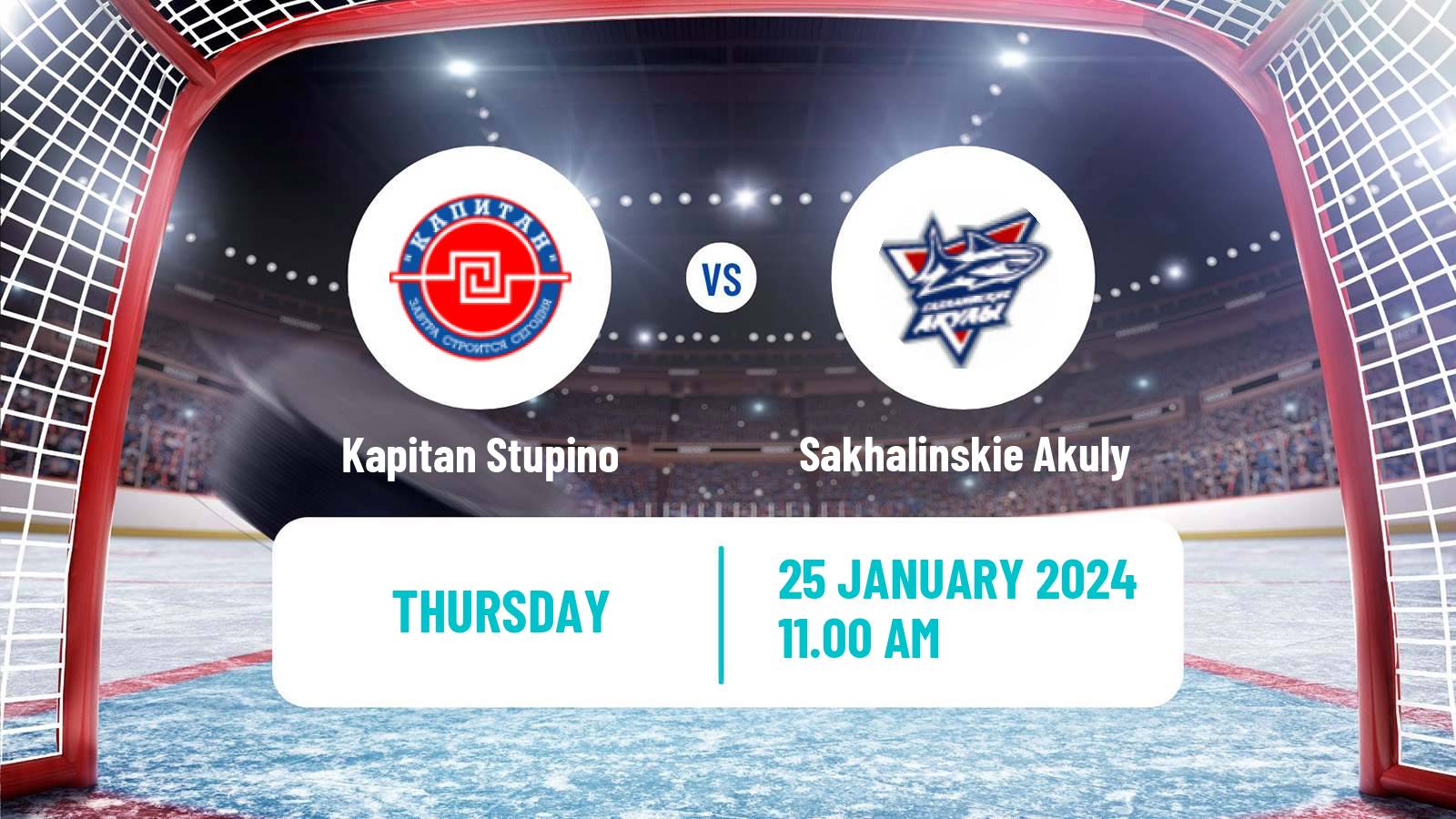 Hockey MHL Kapitan Stupino - Sakhalinskie Akuly