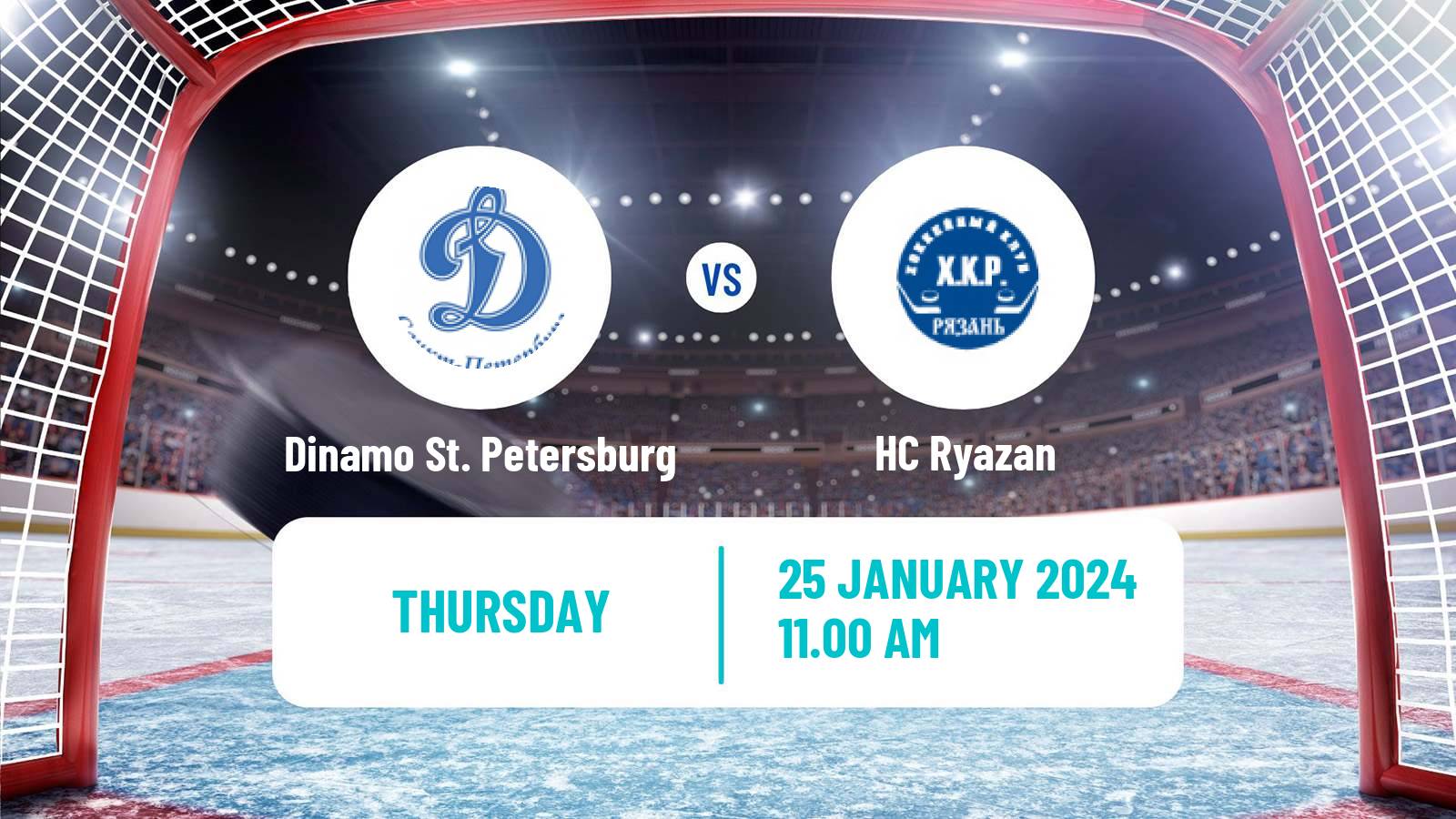 Hockey VHL Dinamo St. Petersburg - Ryazan