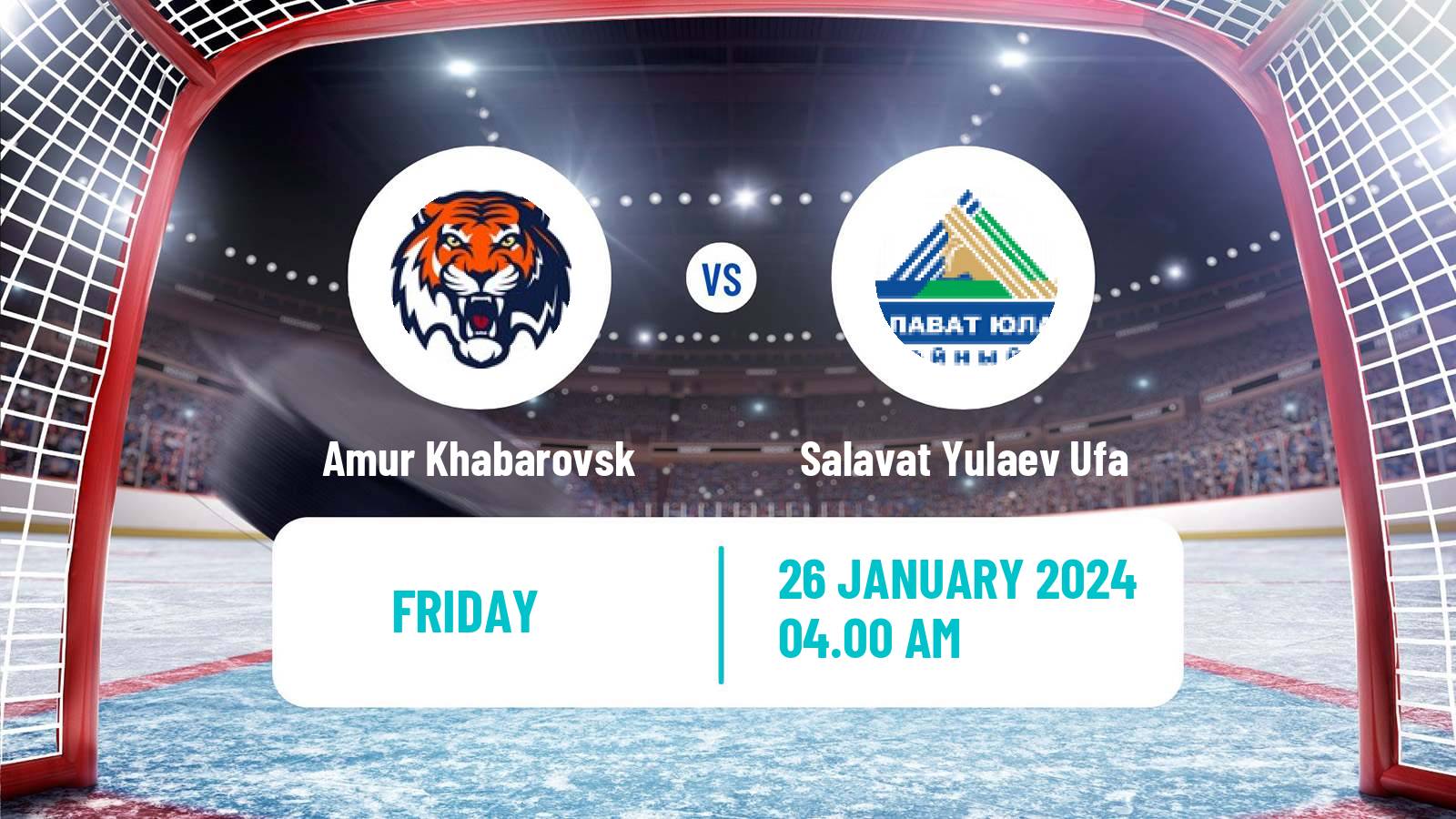 Hockey KHL Amur Khabarovsk - Salavat Yulaev Ufa