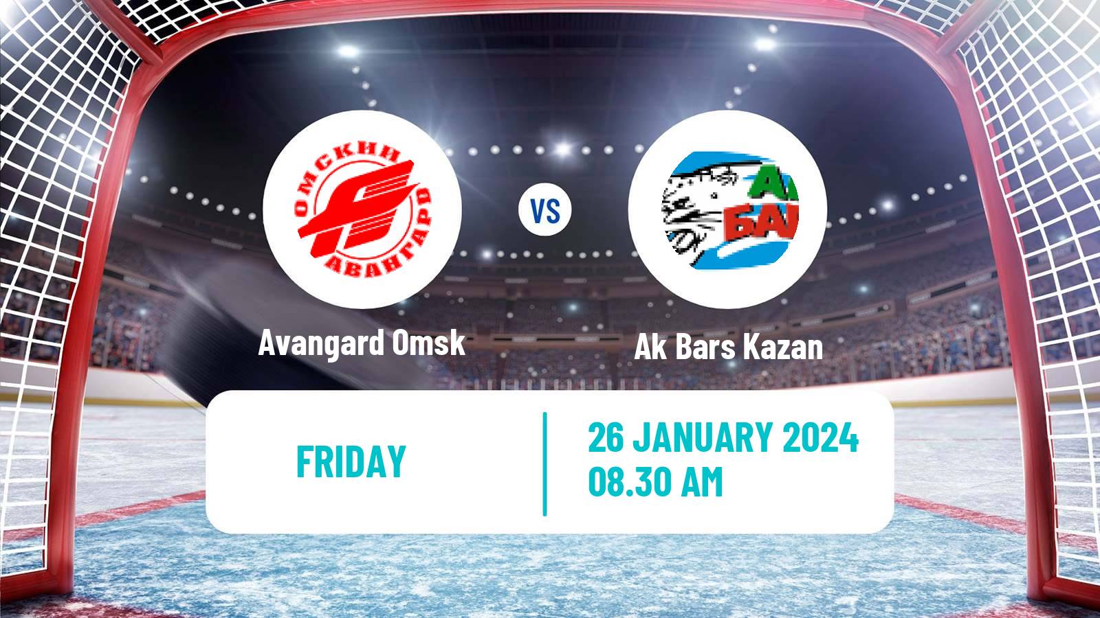 Hockey KHL Avangard Omsk - Ak Bars Kazan
