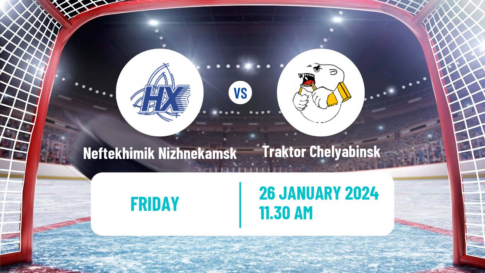 Hockey KHL Neftekhimik Nizhnekamsk - Traktor Chelyabinsk