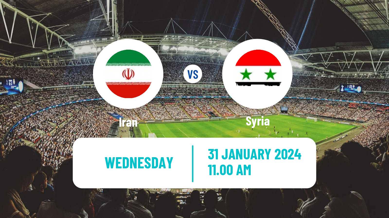 Soccer Asian Cup Iran - Syria
