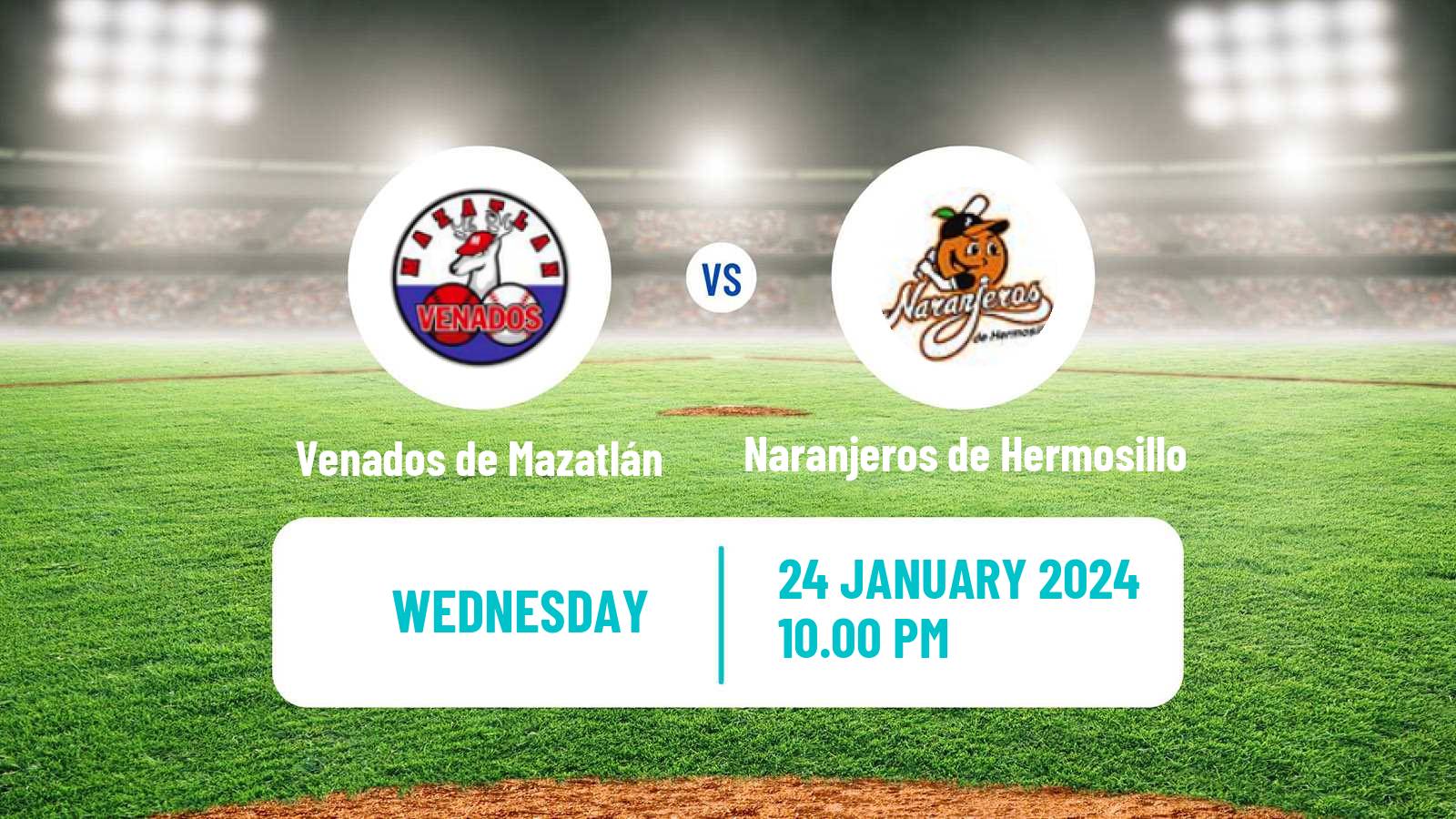 Baseball LMP Venados de Mazatlán - Naranjeros de Hermosillo