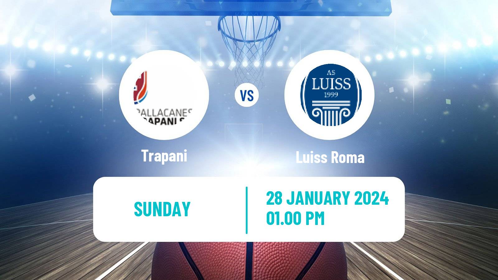 Basketball Italian Serie A2 Basketball Trapani - Luiss Roma