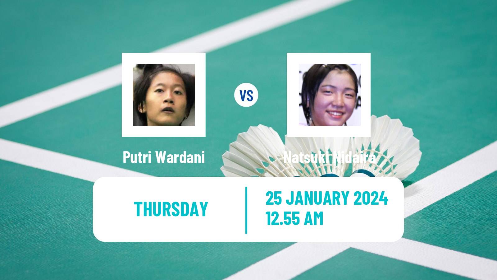 Badminton BWF World Tour Indonesia Masters Women Putri Wardani - Natsuki Nidaira