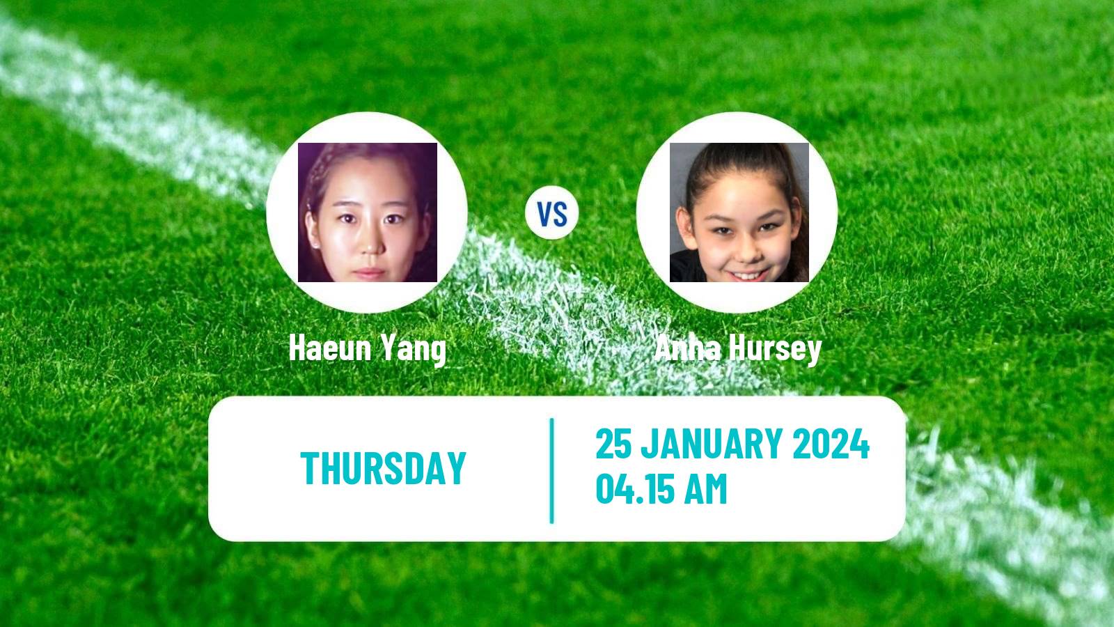 Table tennis Wtt Star Contender Goa Women Haeun Yang - Anna Hursey