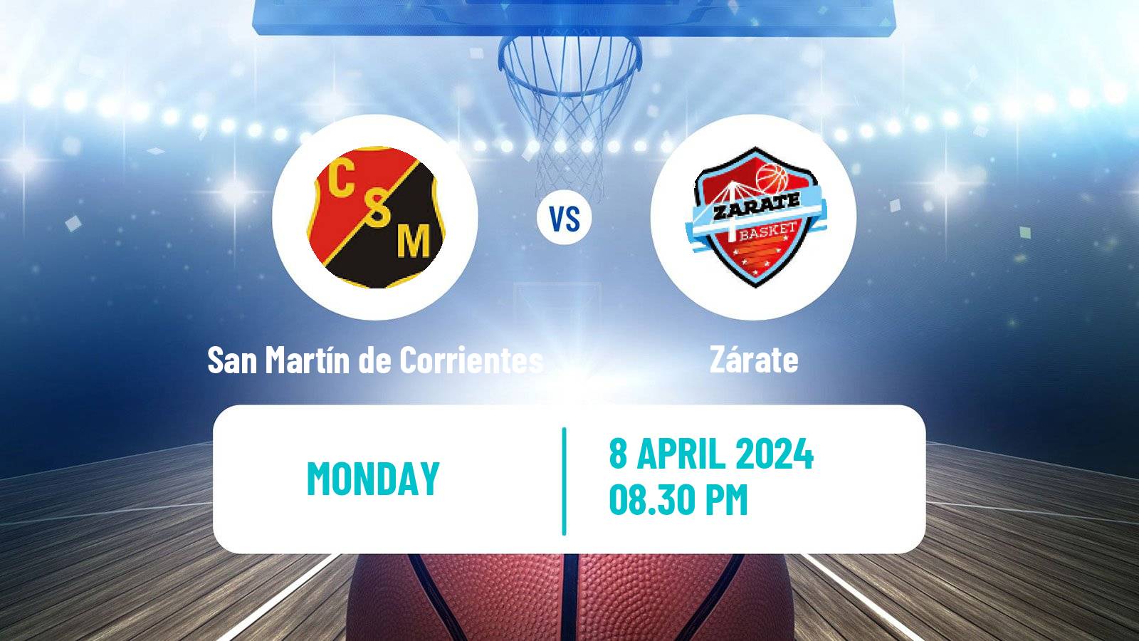 Basketball Argentinian LNB San Martín de Corrientes - Zárate