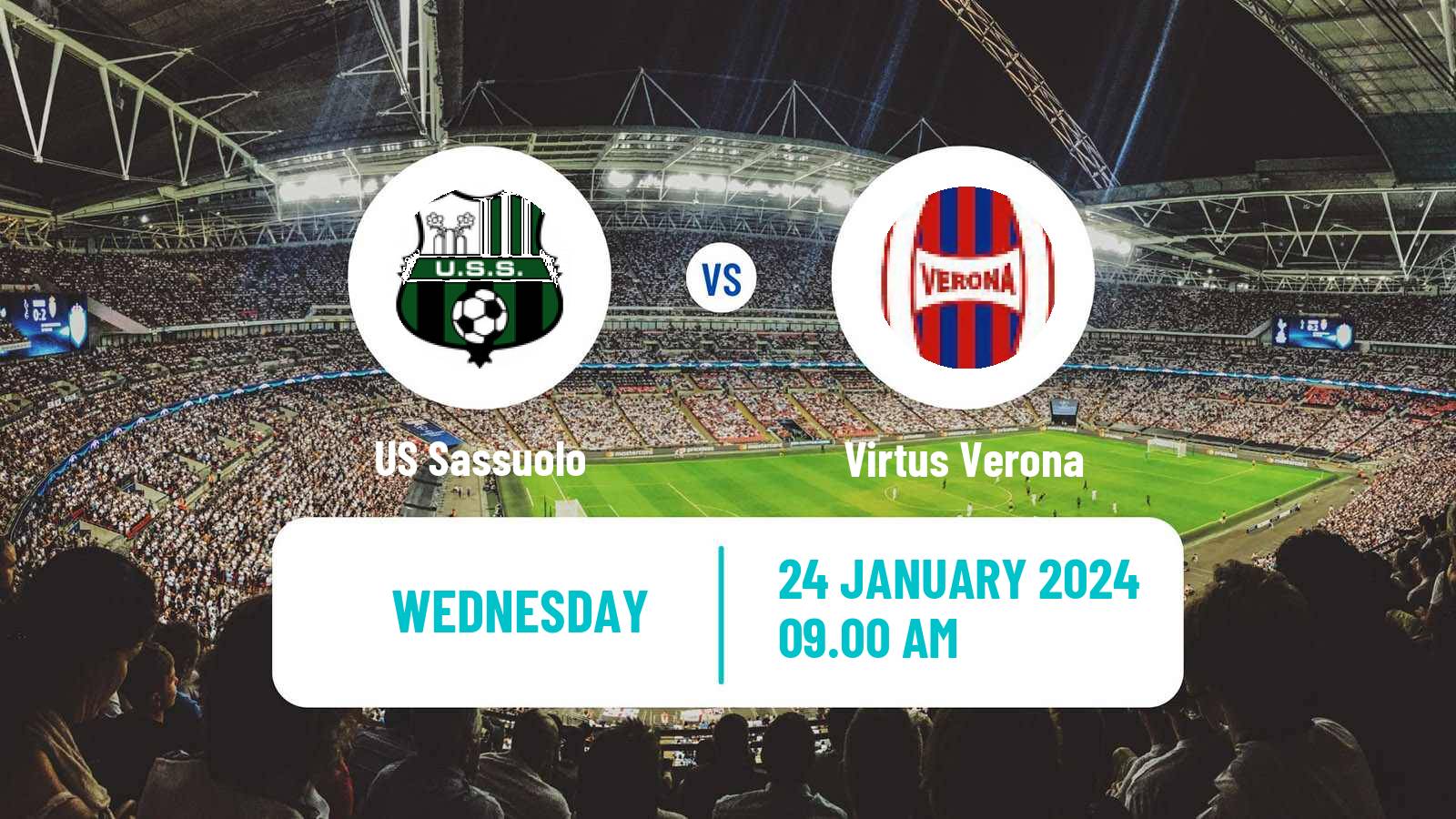 Soccer Club Friendly Sassuolo - Virtus Verona