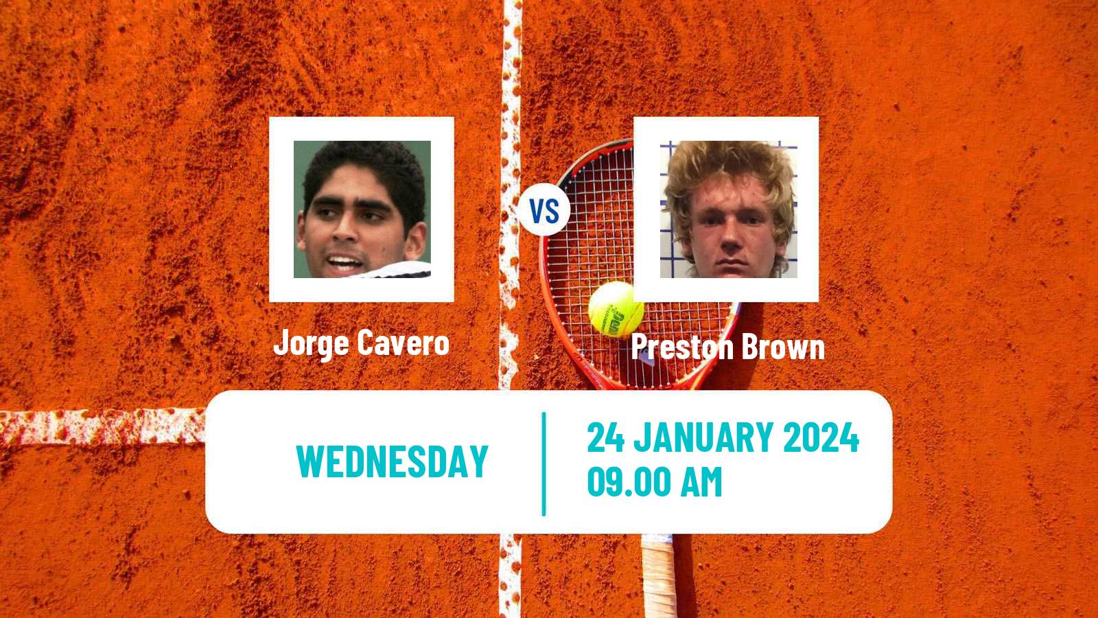 Tennis ITF M25 Wesley Chapel Fl Men Jorge Cavero - Preston Brown