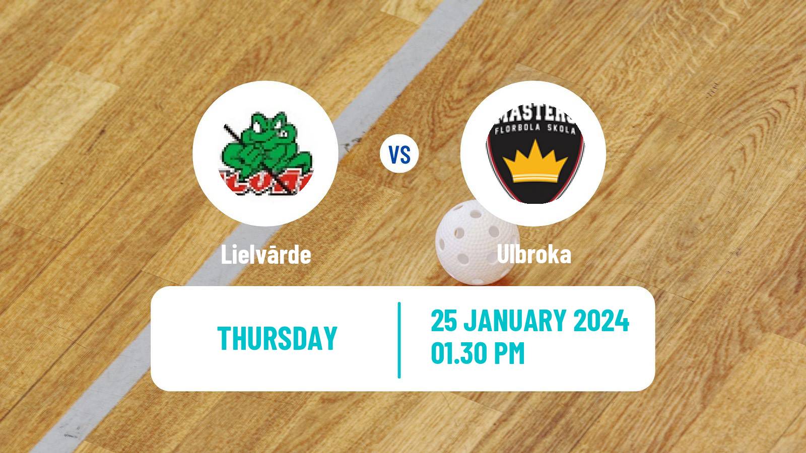 Floorball Latvian Elvi Liga Lielvārde - Ulbroka