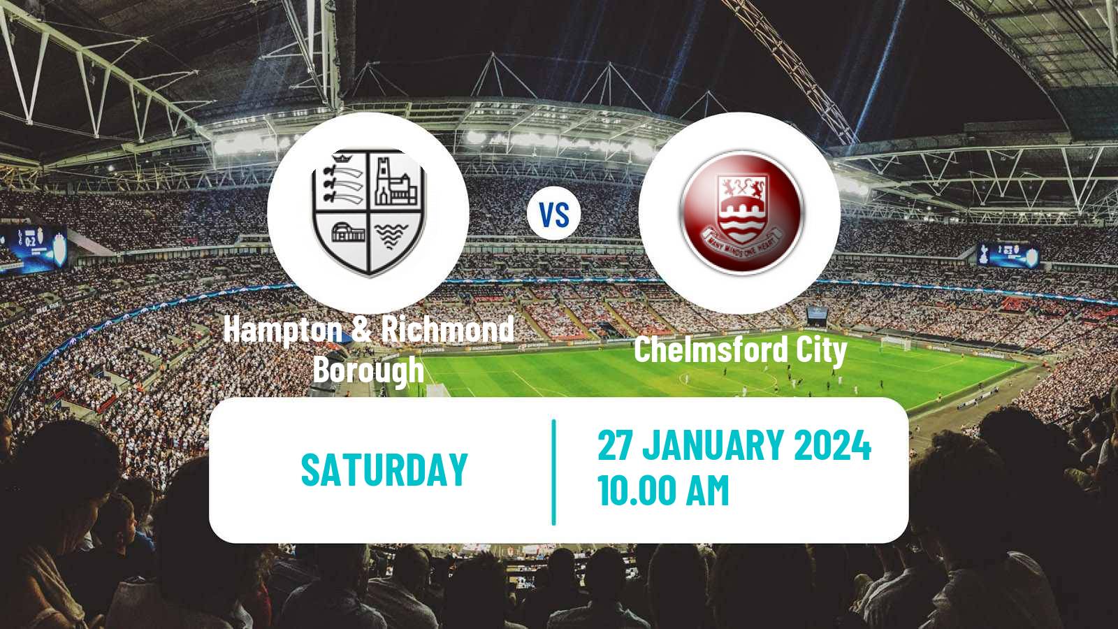 Soccer English National League South Hampton & Richmond Borough - Chelmsford City