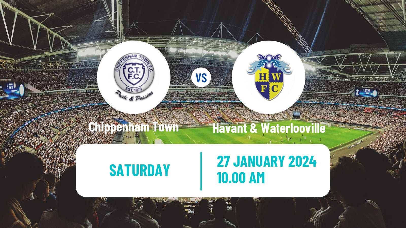 Soccer English National League South Chippenham Town - Havant & Waterlooville