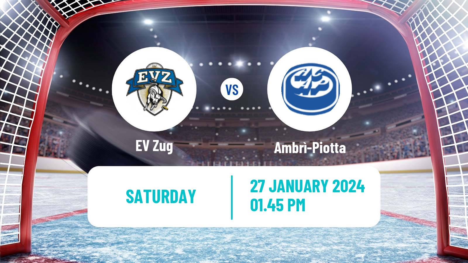 Hockey Swiss National League Hockey EV Zug - Ambrì-Piotta