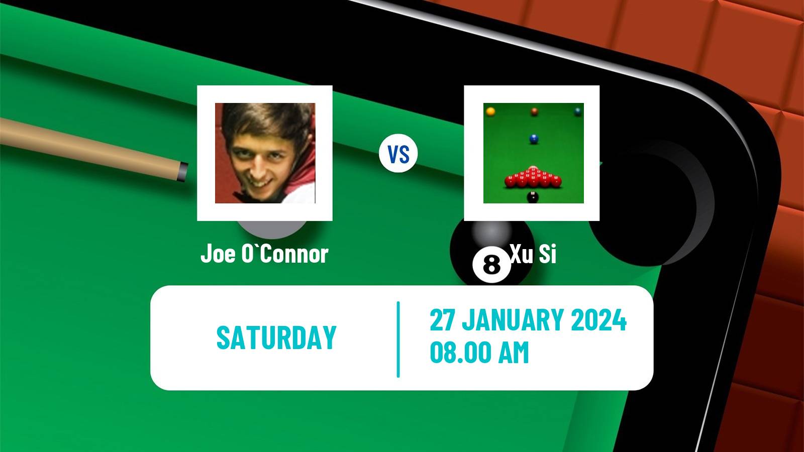 Snooker Welsh Open Joe O`Connor - Xu Si