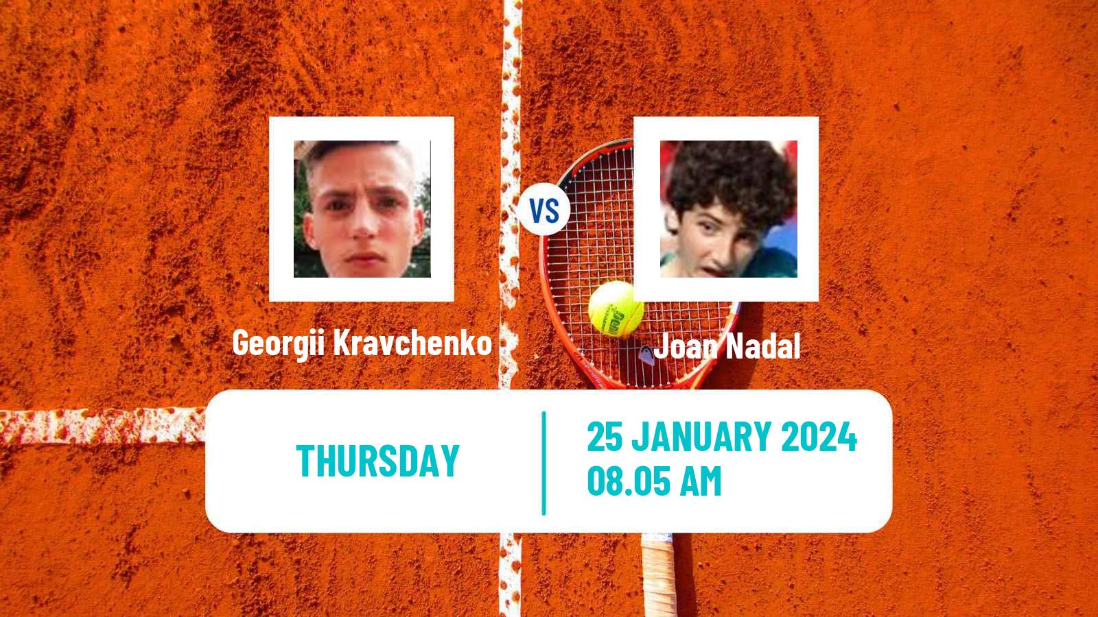 Tennis ITF M15 Manacor 3 Men Georgii Kravchenko - Joan Nadal