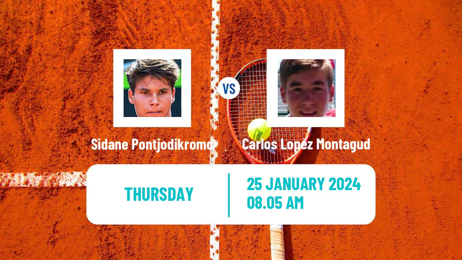 Tennis ITF M15 Manacor 3 Men Sidane Pontjodikromo - Carlos Lopez Montagud