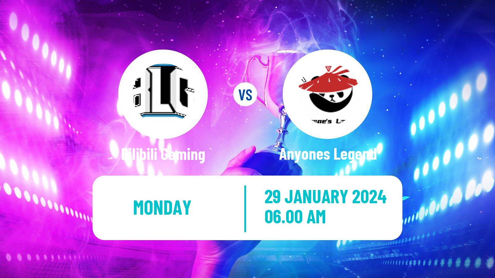 Esports League Of Legends Lpl Bilibili Gaming - Anyones Legend