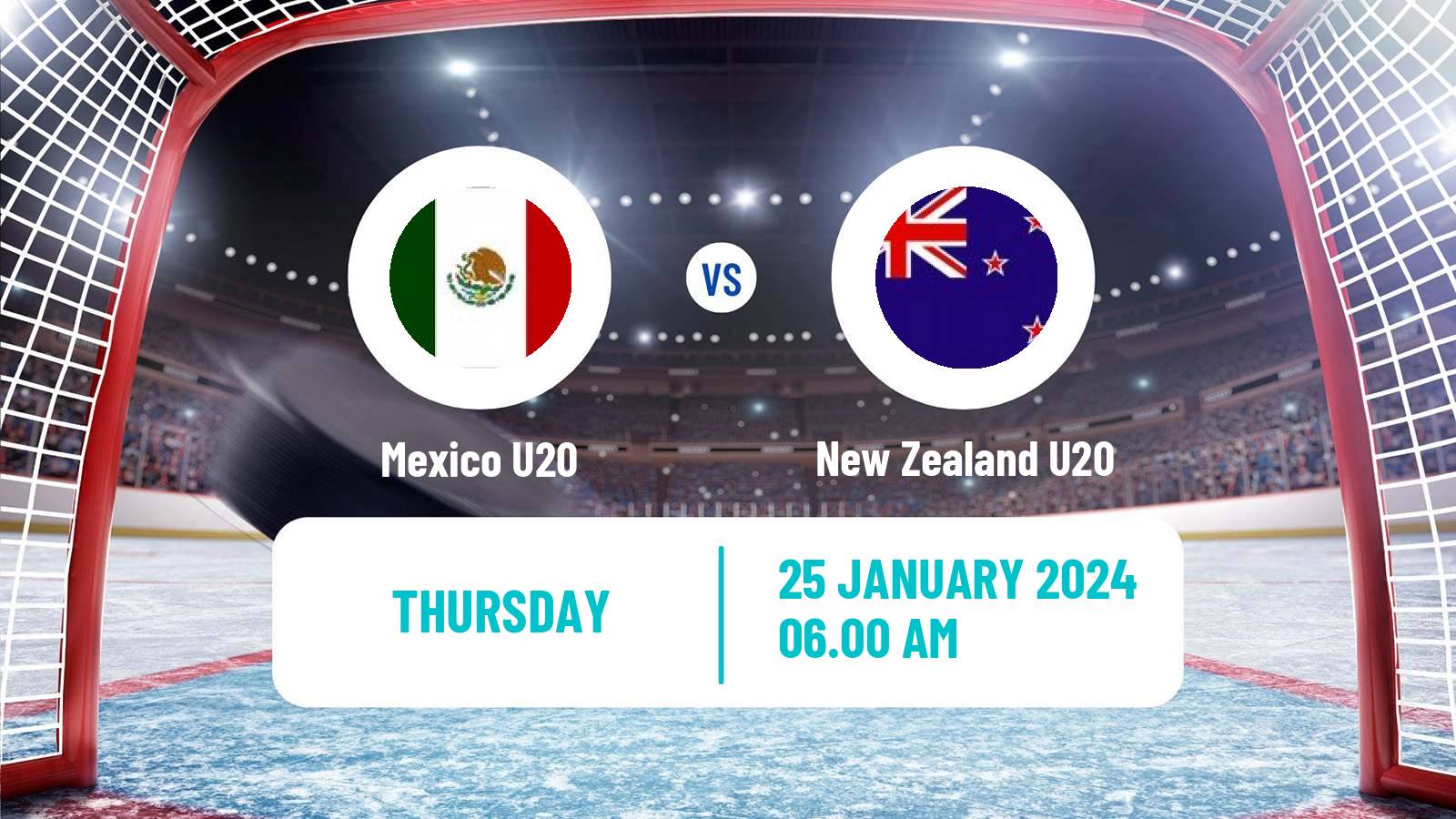 Hockey IIHF World U20 Championship IIIA Mexico U20 - New Zealand U20