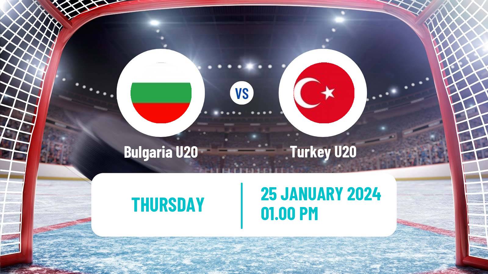 Hockey IIHF World U20 Championship IIIA Bulgaria U20 - Turkey U20