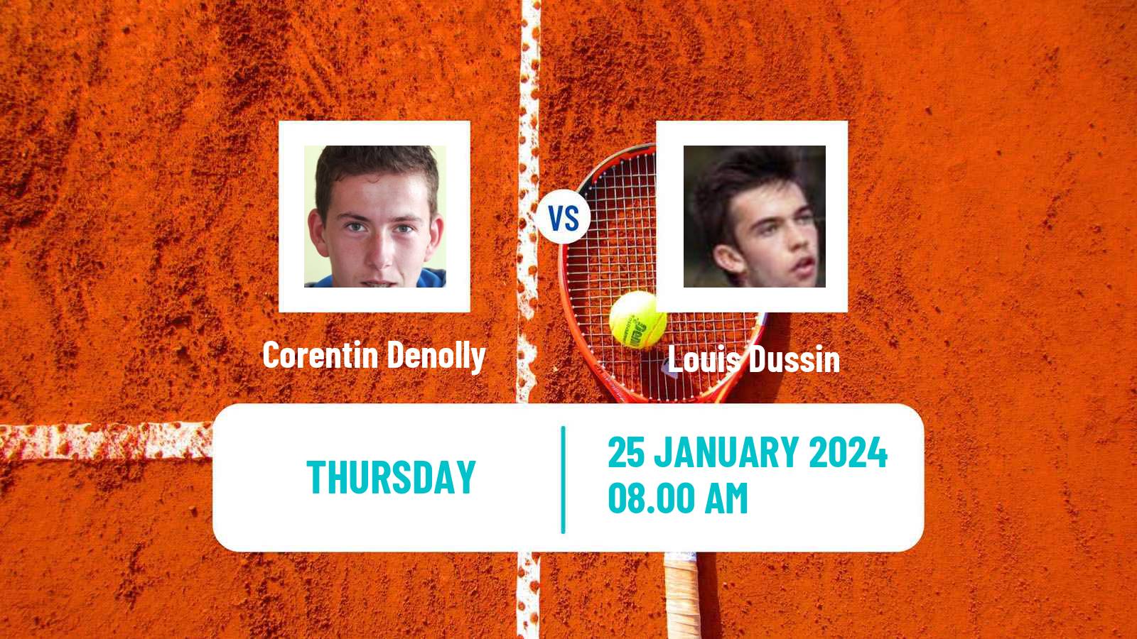 Tennis ITF M15 H Bagnoles De L Orne Men Corentin Denolly - Louis Dussin