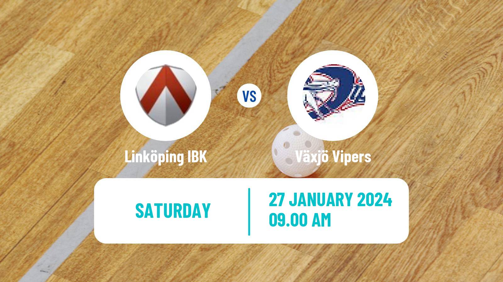 Floorball Swedish Superligan Floorball Linköping IBK - Växjö Vipers