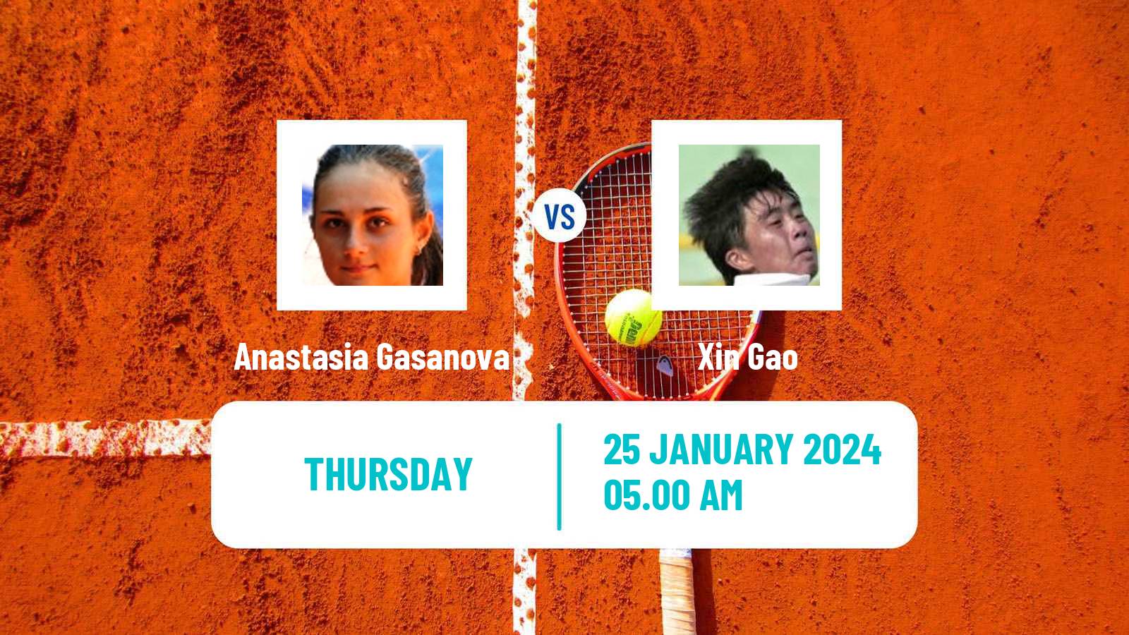 Tennis ITF W35 Monastir 2 Women Anastasia Gasanova - Xin Gao