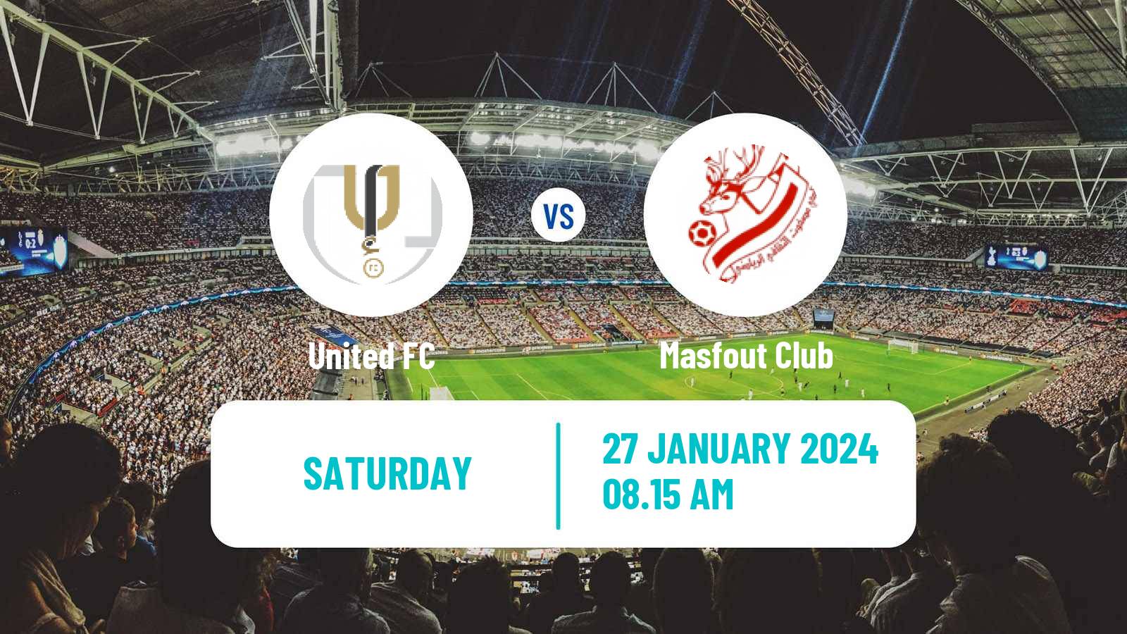 Soccer UAE Division 1 United FC - Masfout