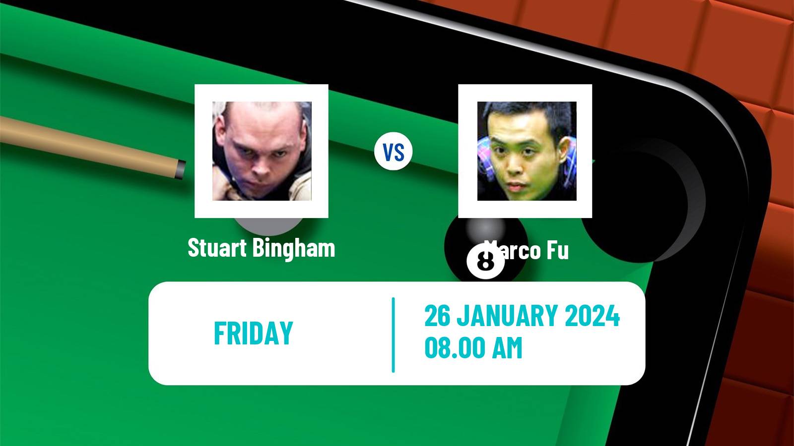 Snooker Welsh Open Stuart Bingham - Marco Fu