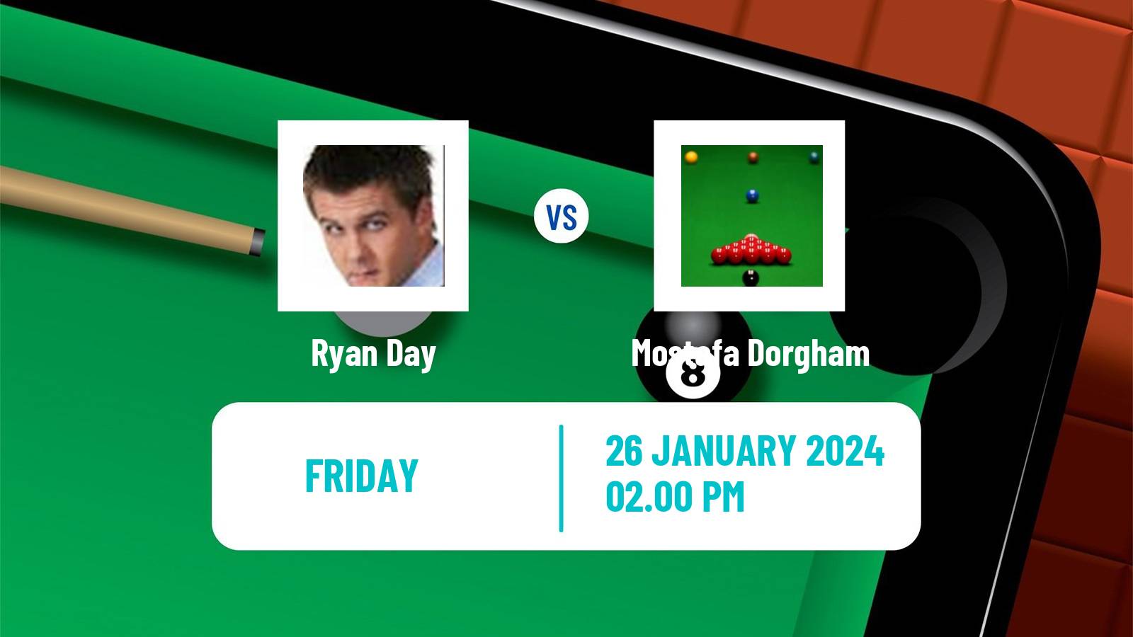 Snooker Welsh Open Ryan Day - Mostafa Dorgham