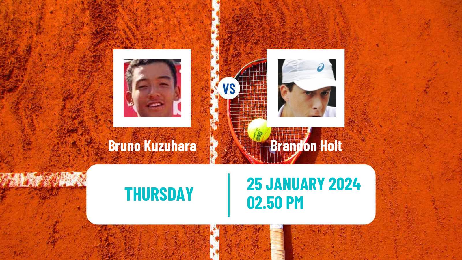 Tennis Indian Wells 2 Challenger Men Bruno Kuzuhara - Brandon Holt