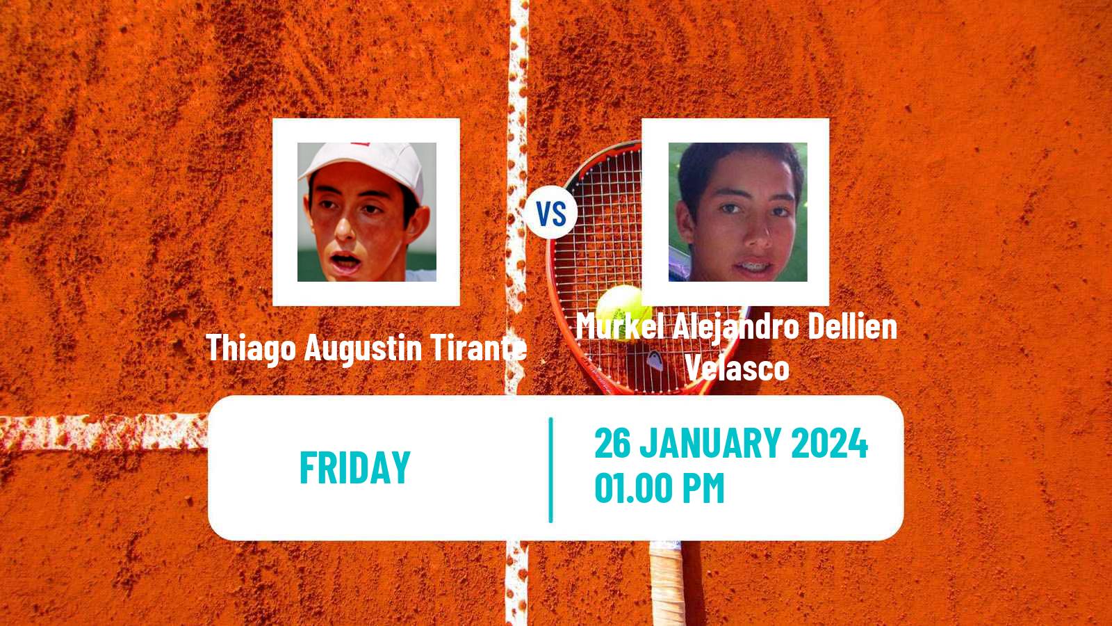 Tennis Punta Del Este Challenger Men Thiago Augustin Tirante - Murkel Alejandro Dellien Velasco