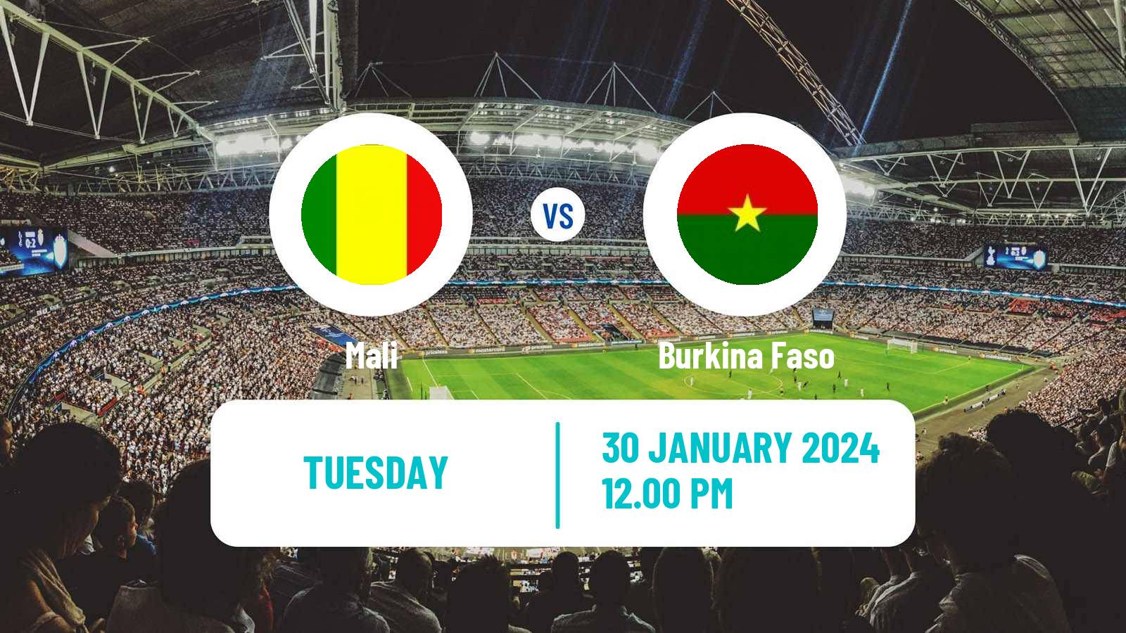 Soccer Africa Cup of Nations Mali - Burkina Faso