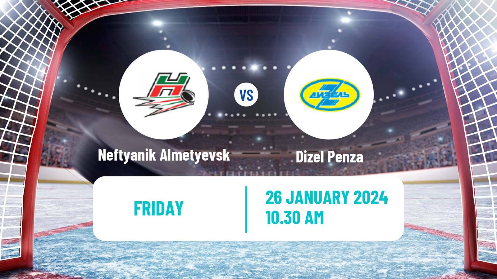 Hockey VHL Neftyanik Almetyevsk - Dizel Penza