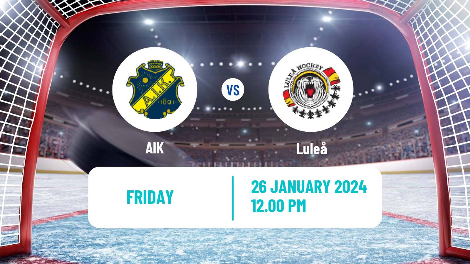 Hockey Swedish SDHL Women AIK - Luleå