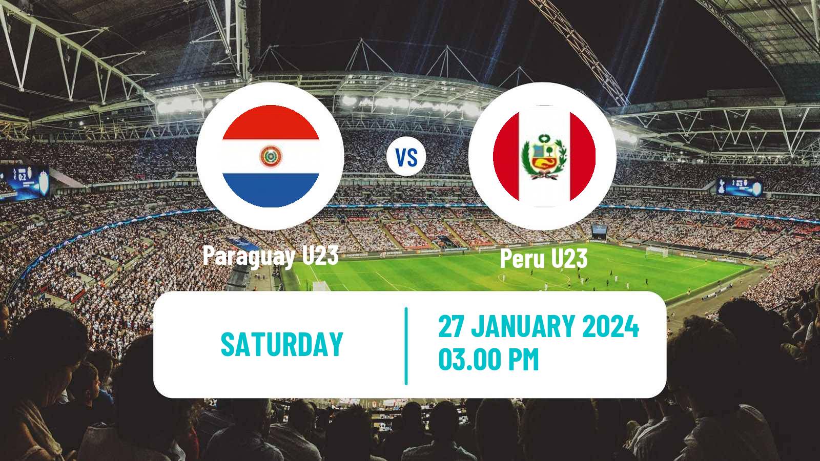 Soccer Olympic Games - Football Paraguay U23 - Peru U23