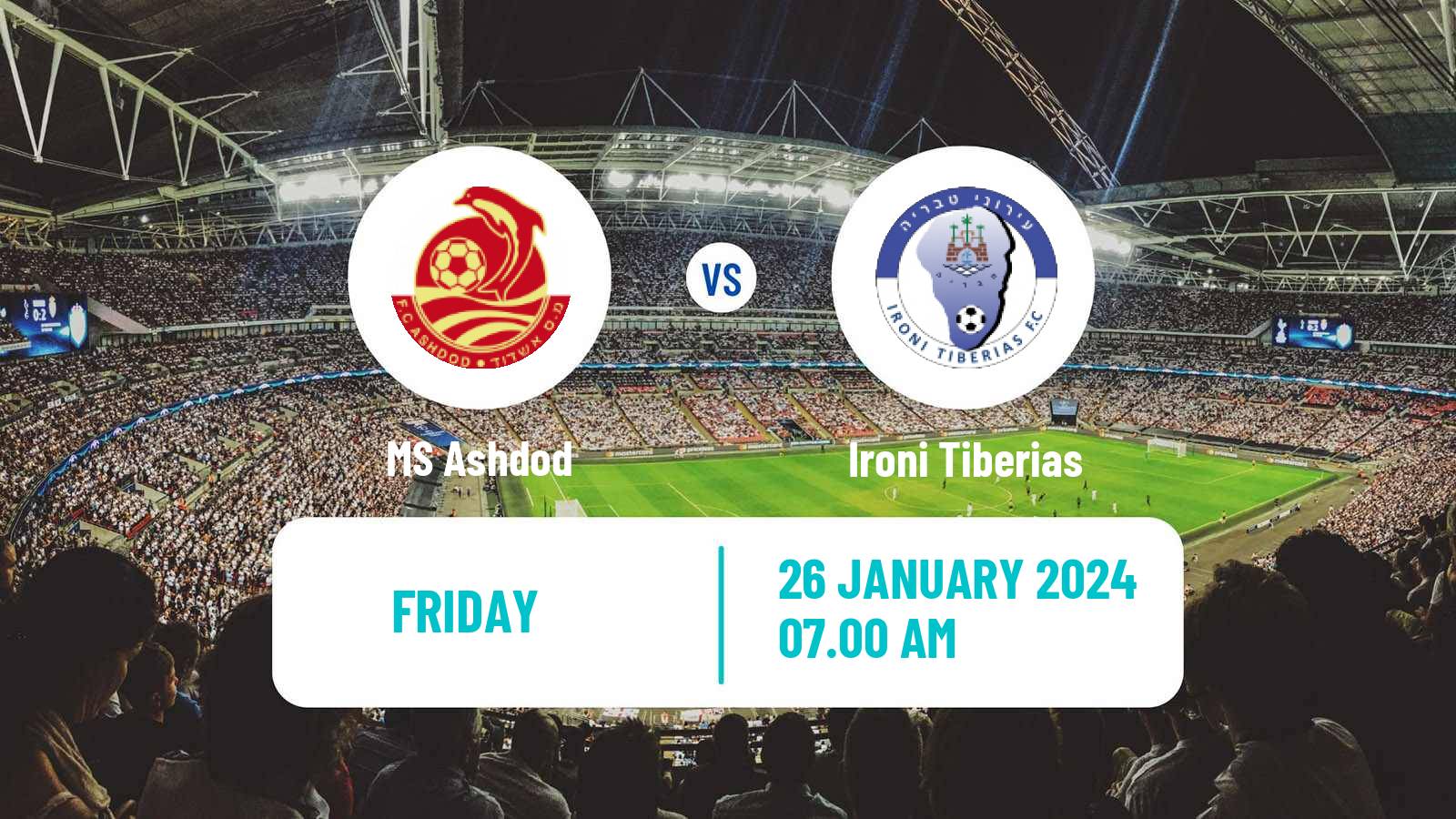 Soccer Israeli State Cup MS Ashdod - Ironi Tiberias