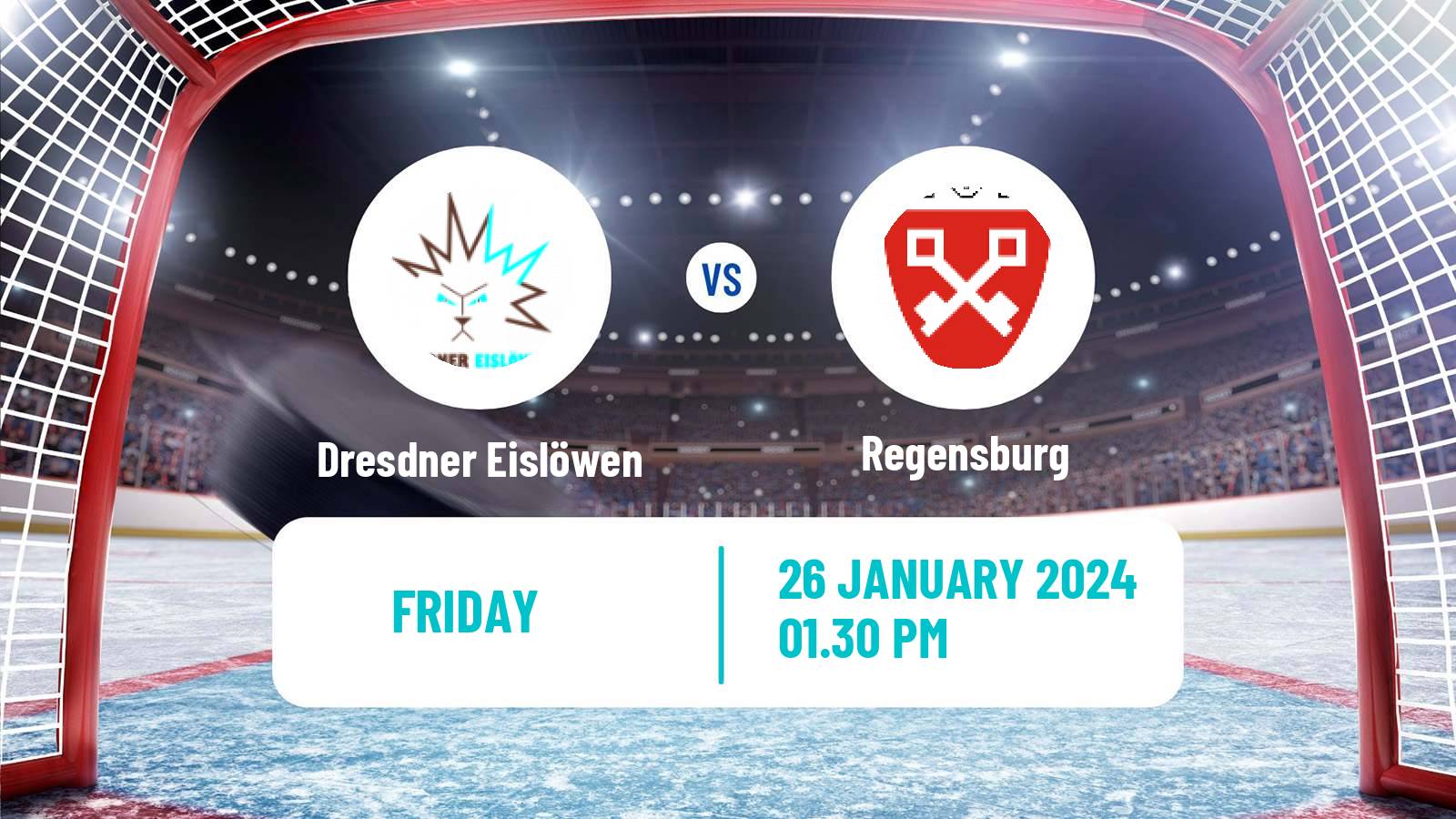 Hockey German DEL2 Dresdner Eislöwen - Regensburg