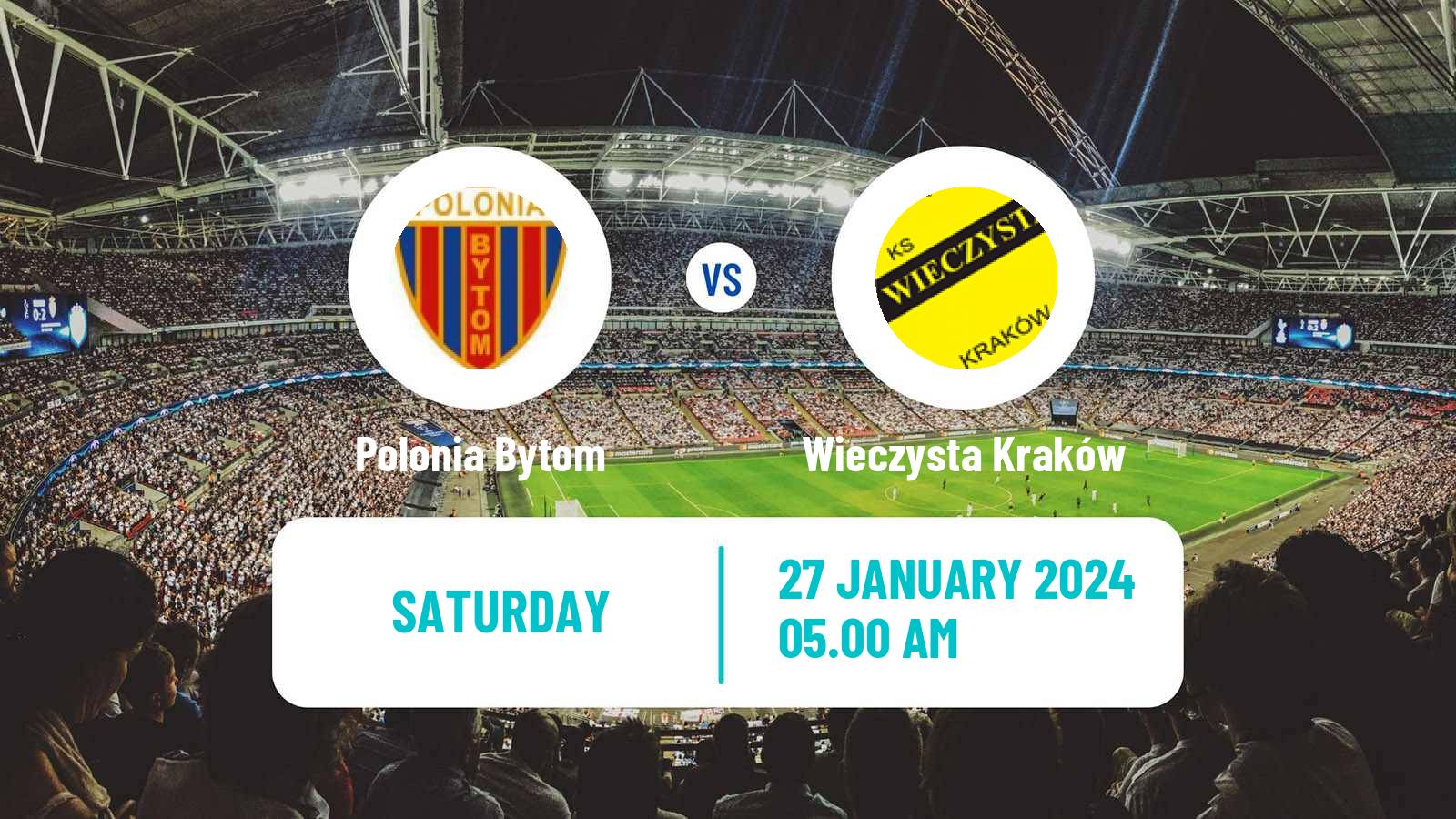 Soccer Club Friendly Polonia Bytom - Wieczysta Kraków