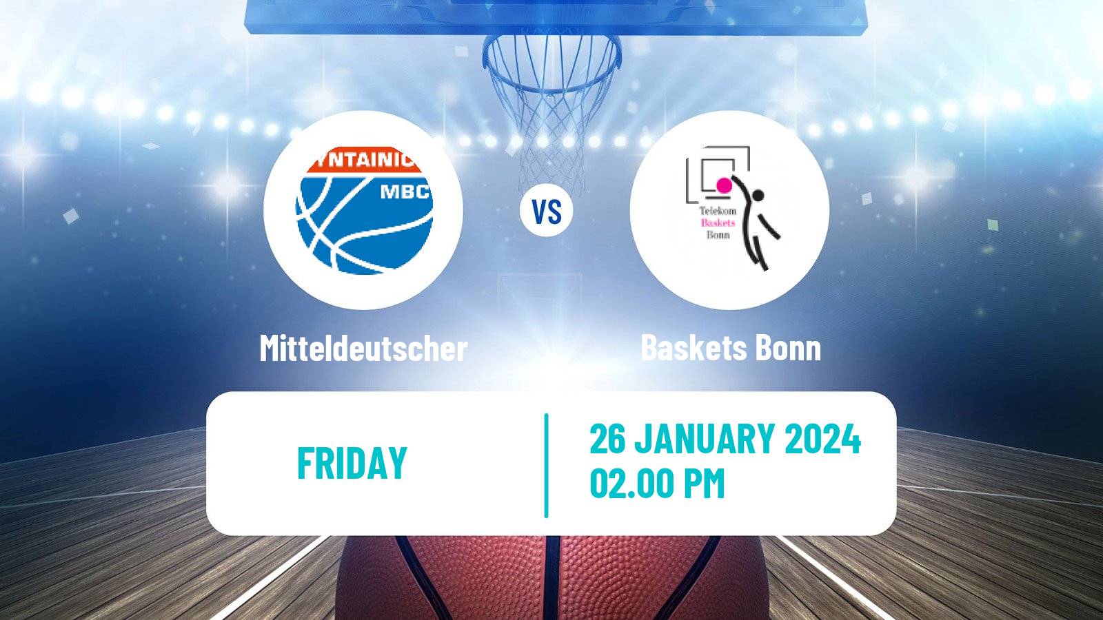Basketball German BBL Mitteldeutscher - Baskets Bonn