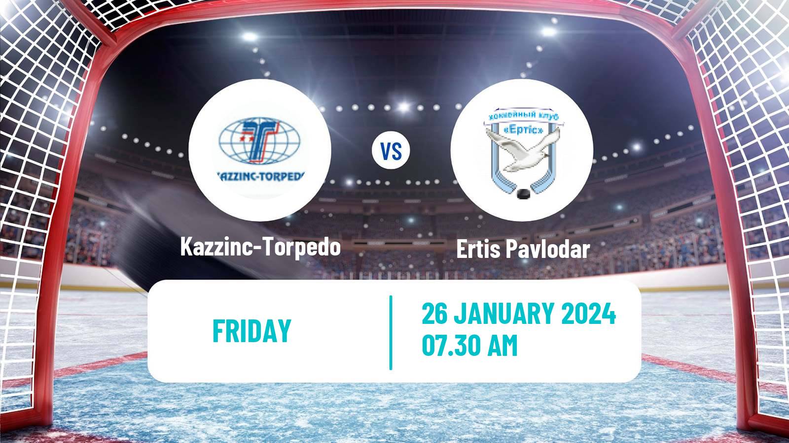 Hockey Kazakh Ice Hockey Championship Kazzinc-Torpedo - Ertis Pavlodar