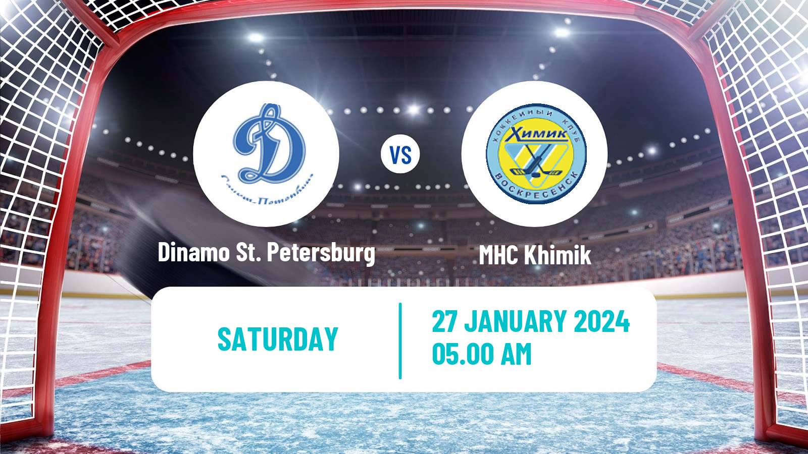 Hockey VHL Dinamo St. Petersburg - Khimik