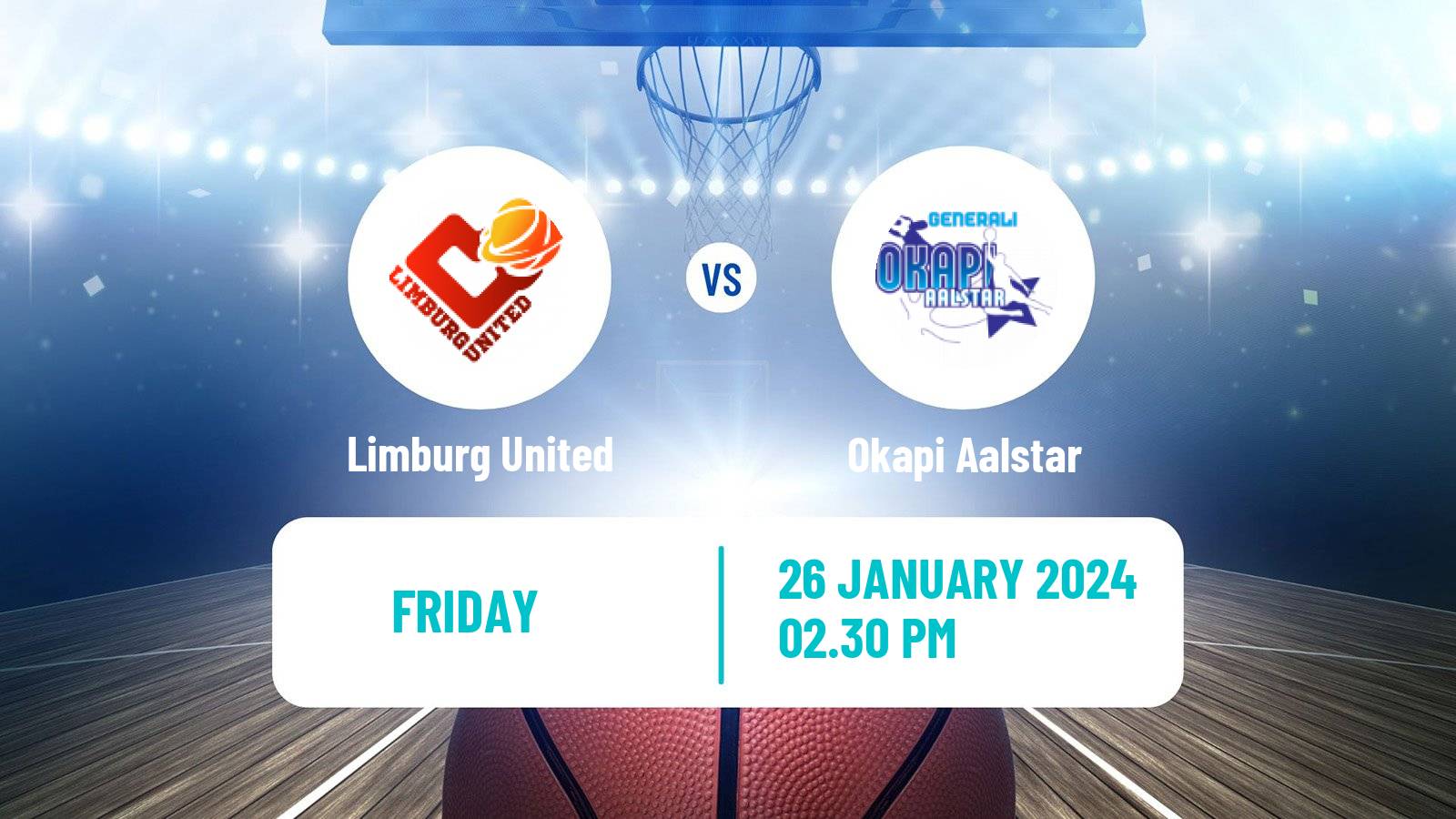 Basketball BNXT League Limburg United - Okapi Aalstar