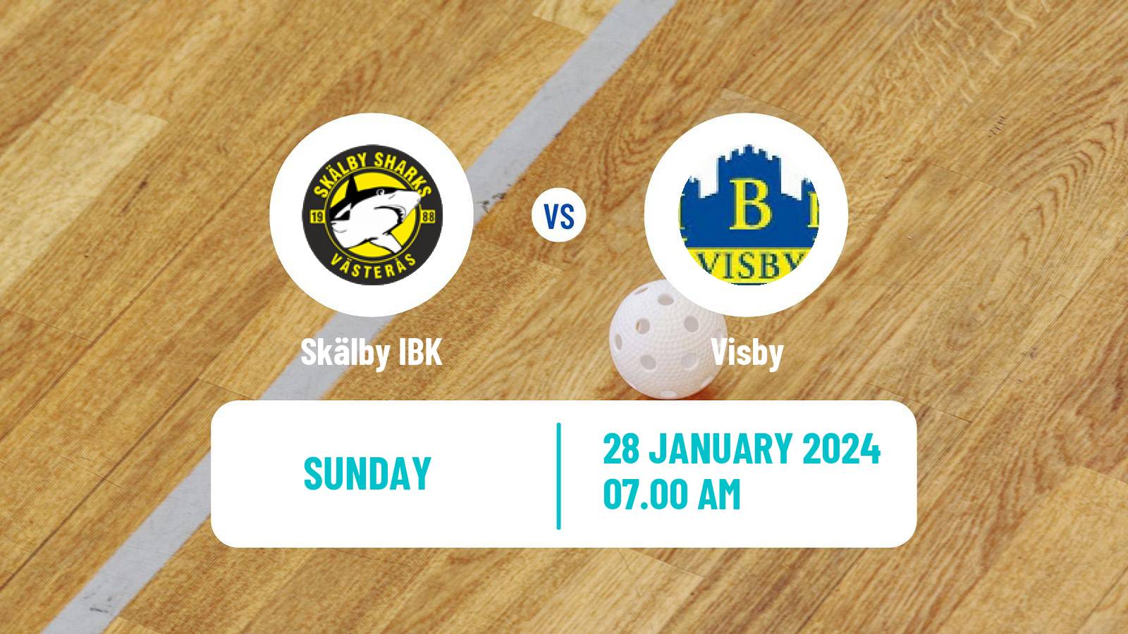 Floorball Swedish Allsvenskan Norra Floorball Skälby - Visby