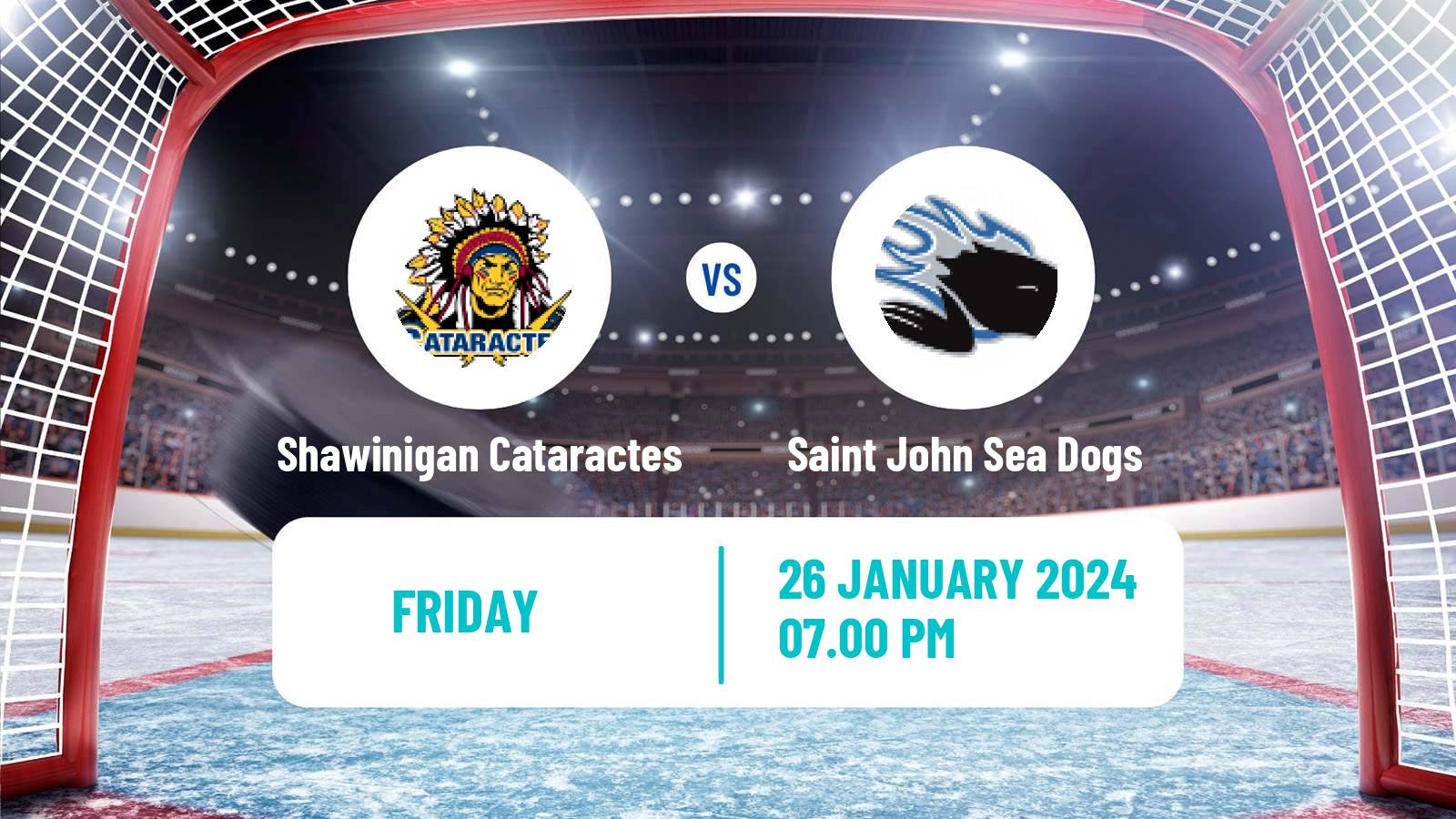 Hockey QMJHL Shawinigan Cataractes - Saint John Sea Dogs