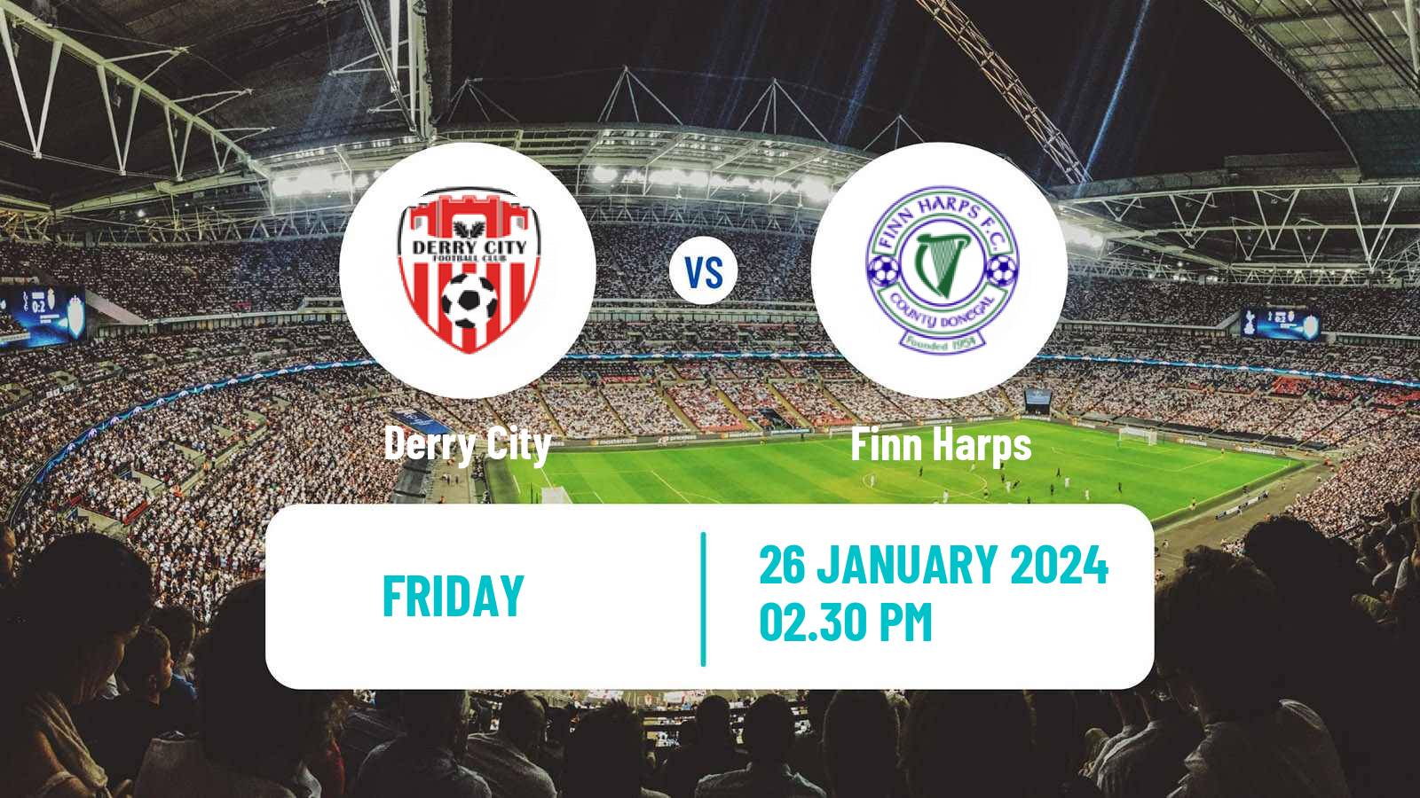 Soccer Club Friendly Derry City - Finn Harps